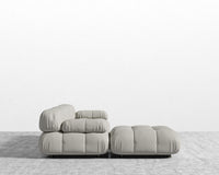 Belia Sectional Sofa - Trento Microfiber Leather - Trento Taupe