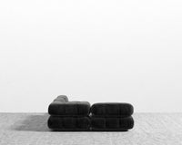 Belia Modular Sectional - Plush Velvet - Black