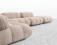 Belia Modular Sectional - Plush Velvet - Blush