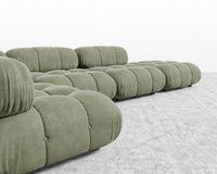 Belia Modular Sectional - Venice Vegan Suede - Sage