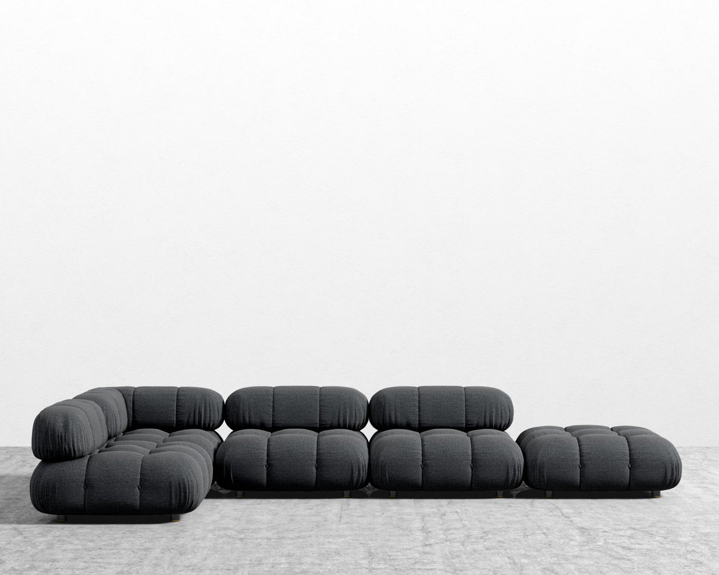 Belia Modular Sectional - Modern Felt - Stockholm