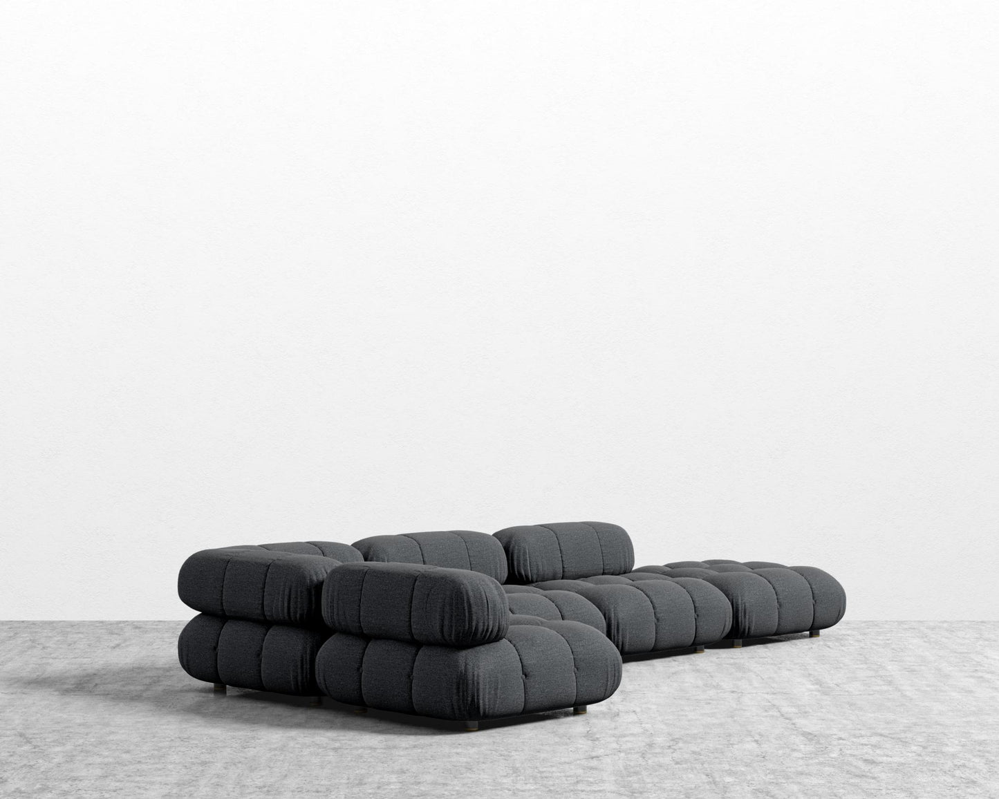 Belia Modular Sectional - Modern Felt - Stockholm