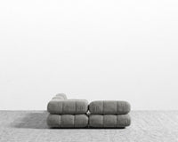 Belia Modular Sectional - Venice Vegan Suede - Strato