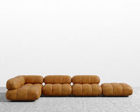 Belia Modular Sectional - Trento Microfiber Leather - Trento Morocco