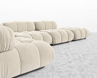 Belia Modular Sectional - Plush Velvet - Warm Taupe