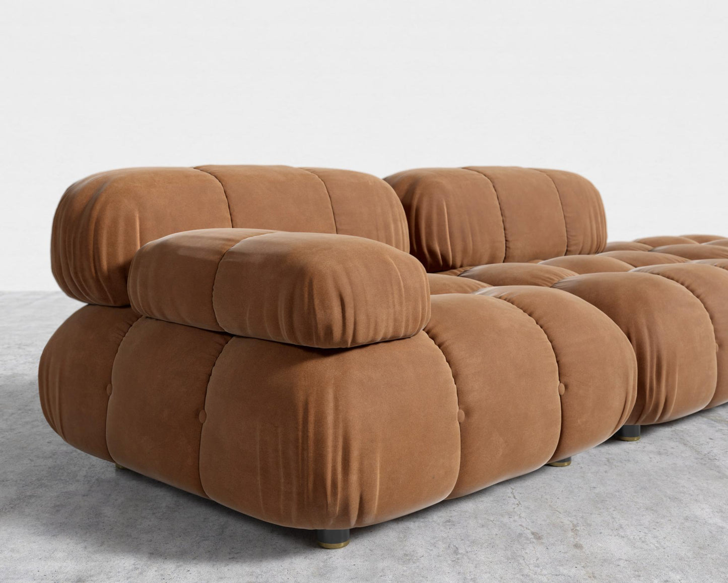 Belia Open End Sofa - Venice Vegan Suede - Cider