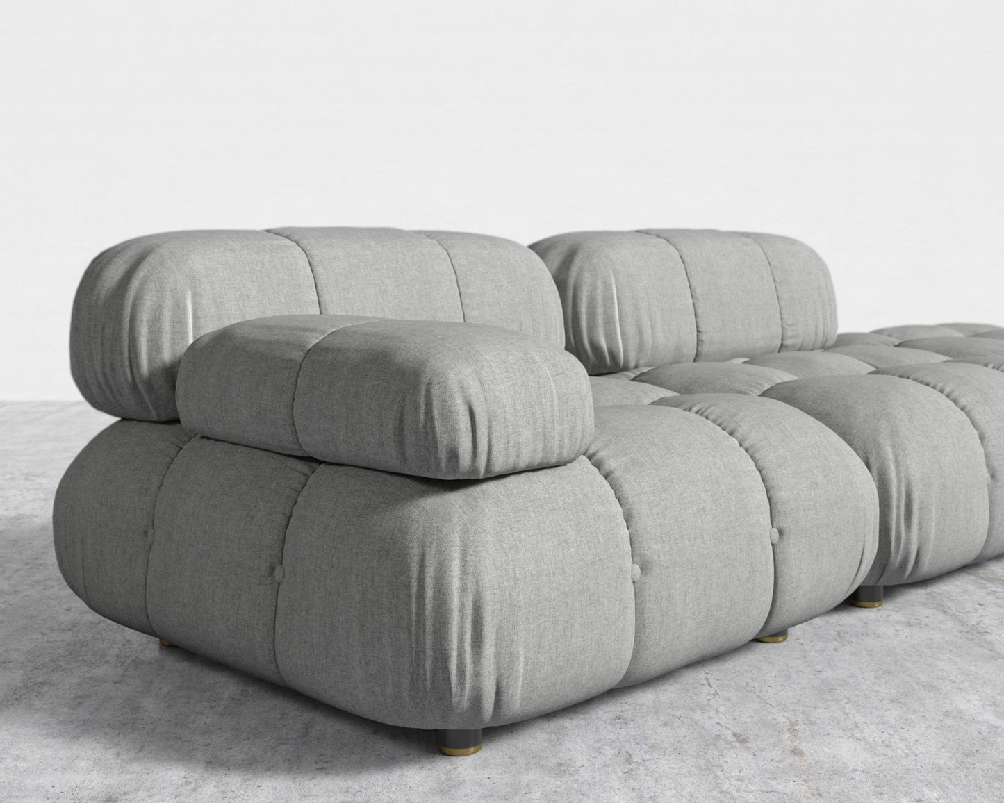 Belia Open End Sofa - Modern Felt - Malmo
