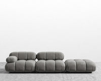 Belia Open End Sofa - Venice Vegan Suede - Strato