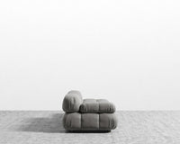 Belia Open End Sofa - Venice Vegan Suede - Strato