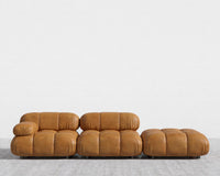 Belia Open End Sofa - Trento Microfiber Leather - Trento Morocco