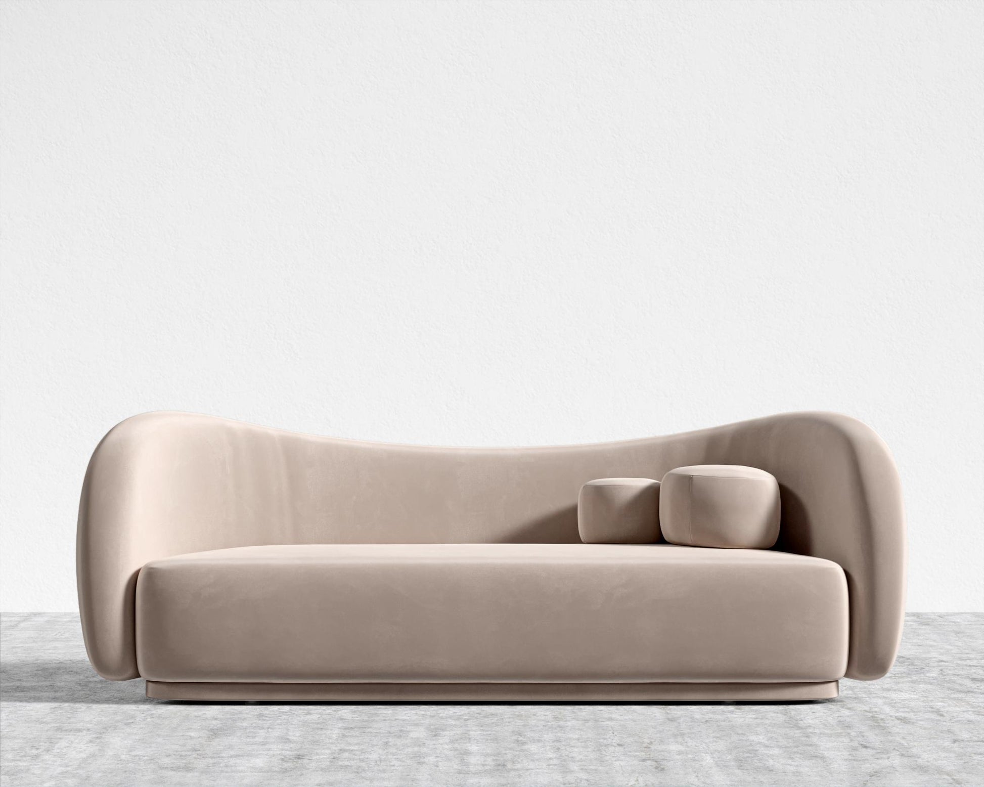 Diane Sofa - Plush Velvet - Blush