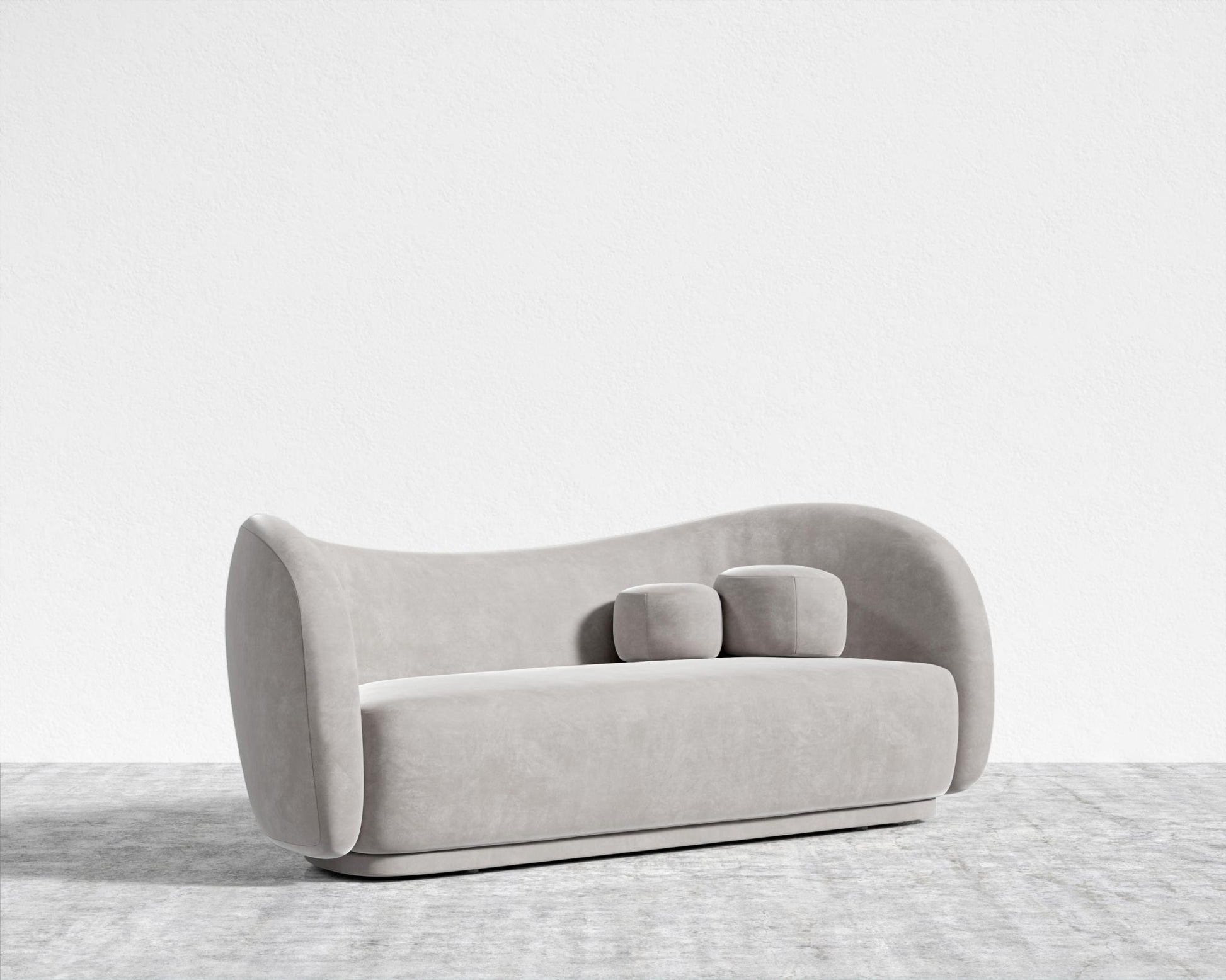 Diane Sofa - Vegan Venice Suede - Chiffon