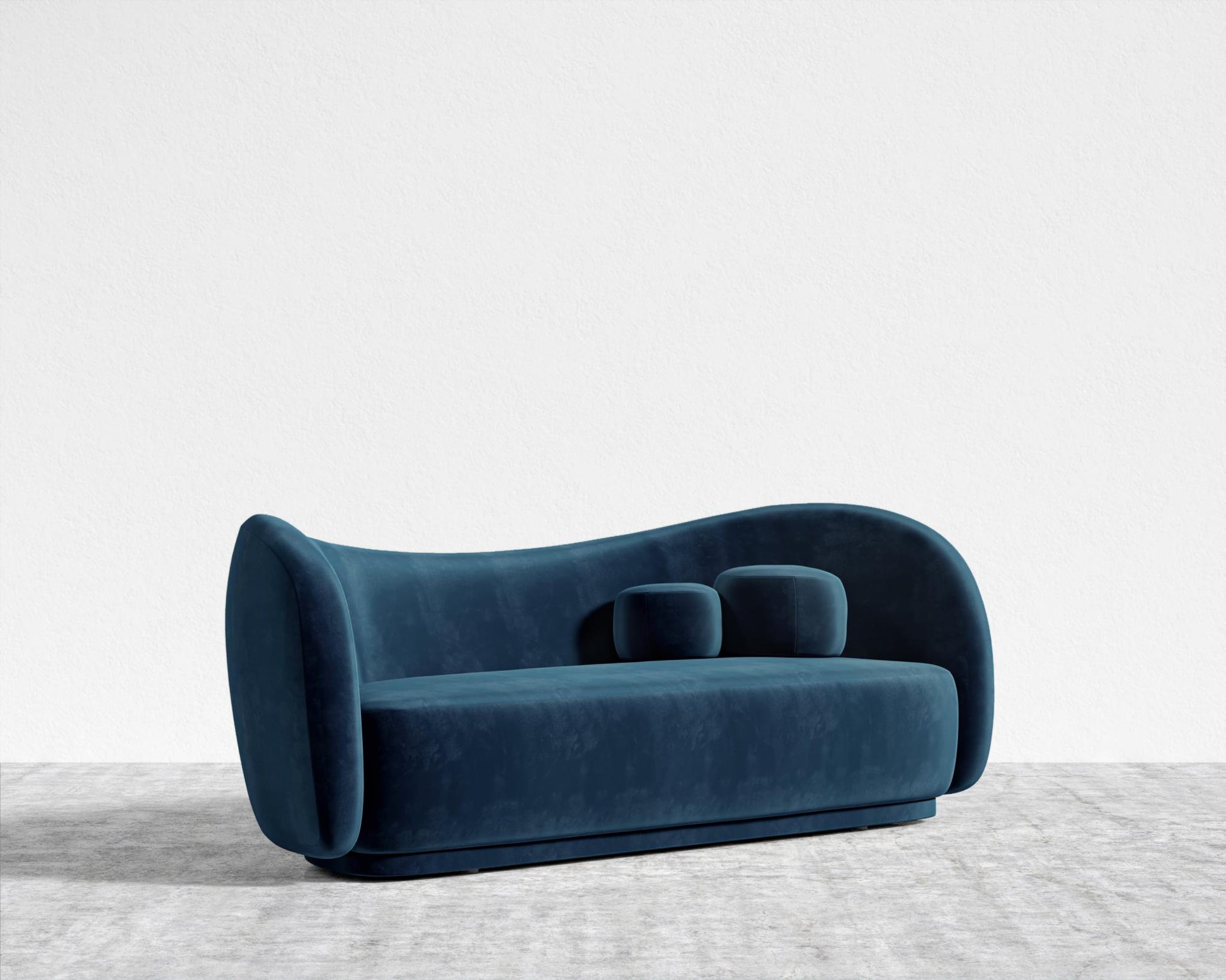 Diane Sofa - Plush Velvet - Cobalt