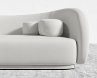 Diane Sofa - Trento Microfiber Leather - Trento Eggshell