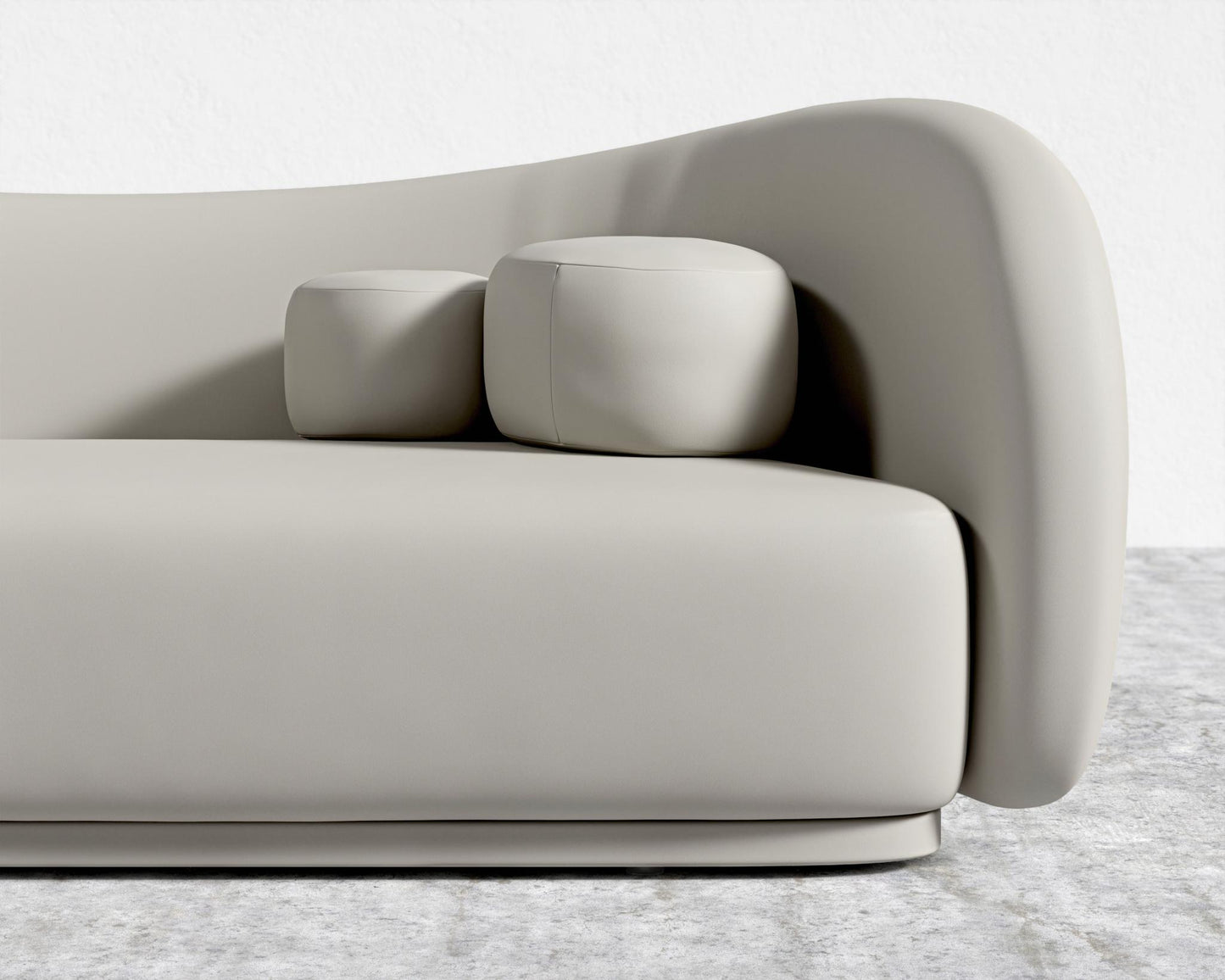 Diane Sofa - Trento Microfiber Leather - Trento Taupe