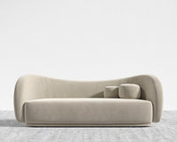 Diane Sofa - Plush Velvet - Warm Taupe