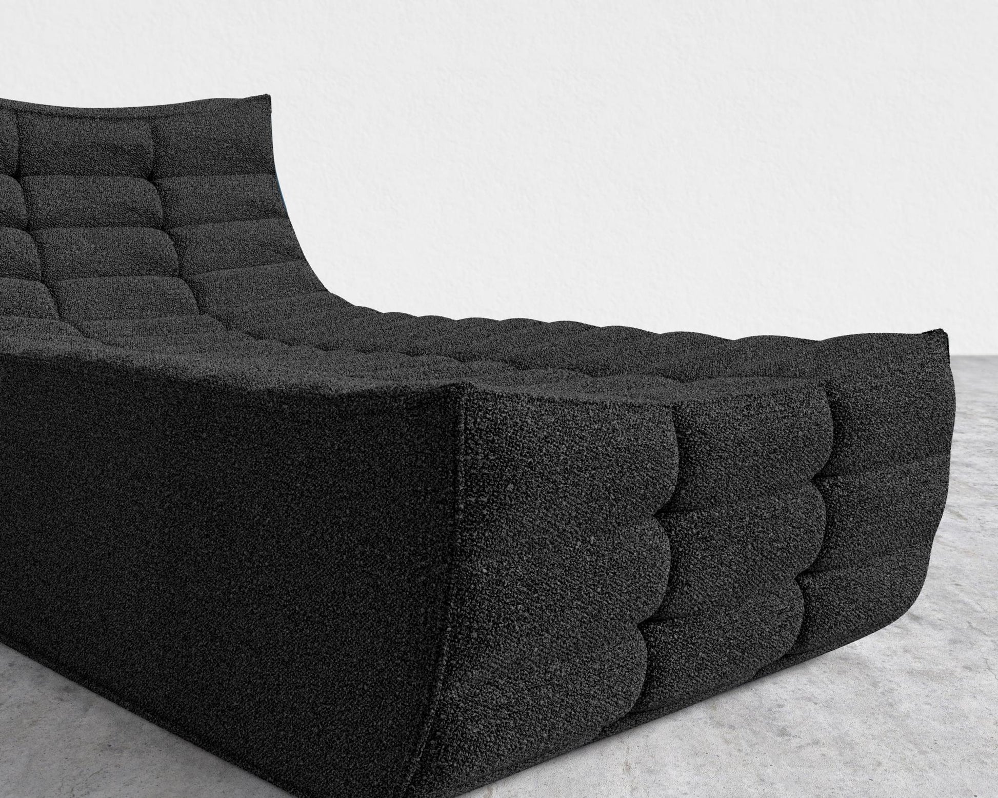 Tanner Chaise - Chatou Boucle - Caviar