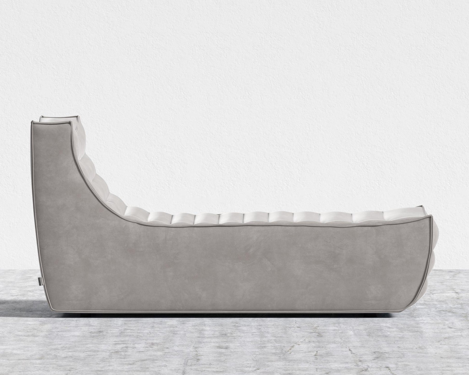 Tanner Chaise - Venice Vegan Suede - Chiffon