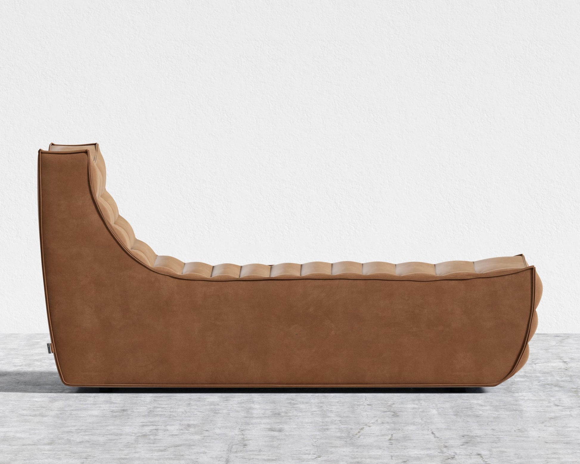 Tanner Chaise - Venice Vegan Suede - Cider