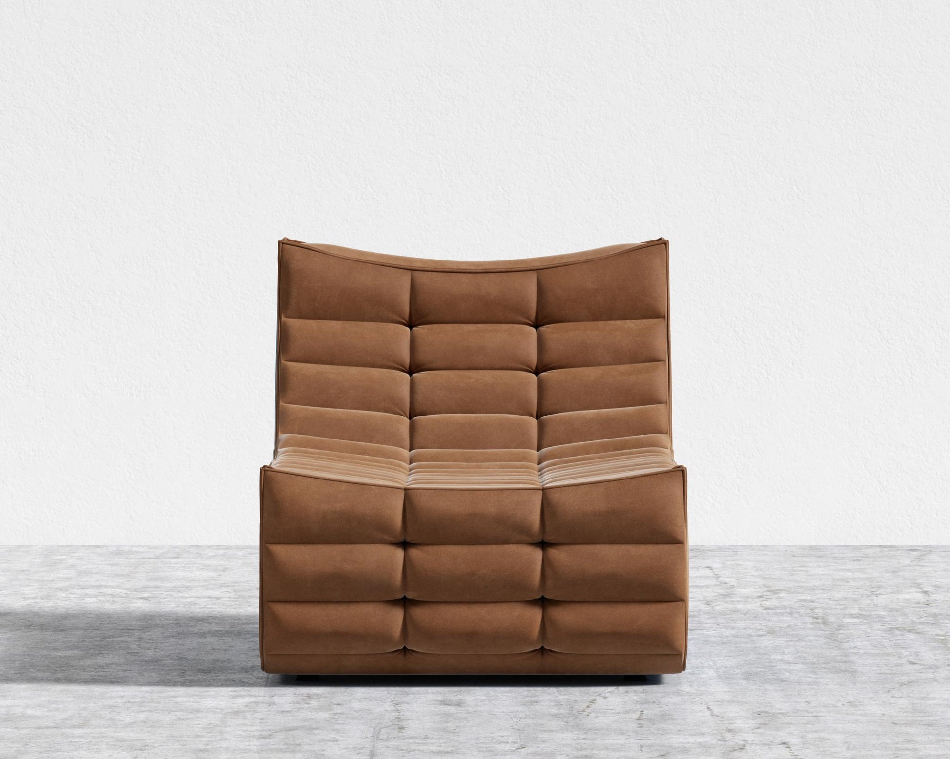 Tanner Chaise - Venice Vegan Suede - Cider