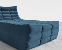 Tanner Chaise - Plush Velvet - Cobalt