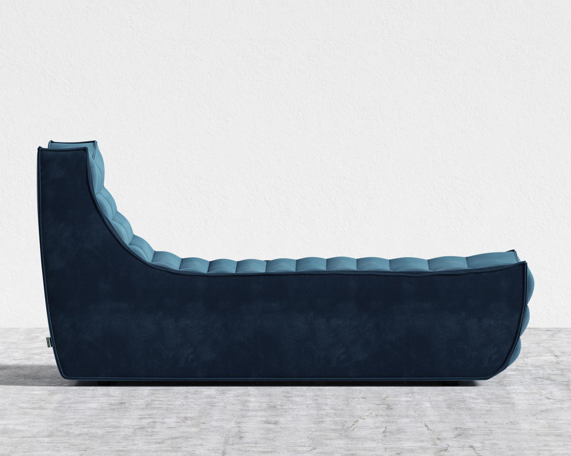 Tanner Chaise - Plush Velvet - Cobalt