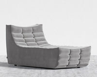 Tanner Chaise - Plush Velvet - Glacier Grey