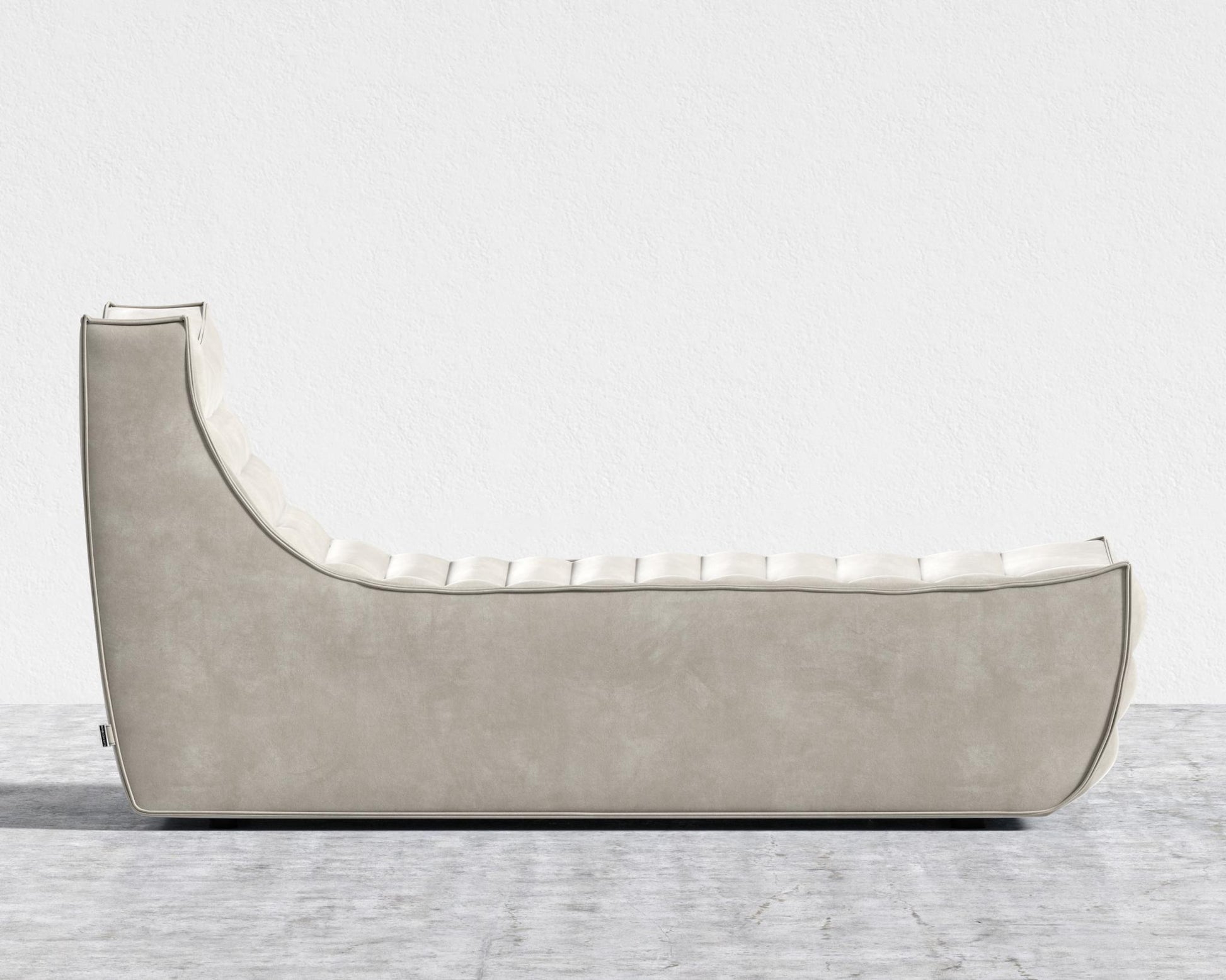 Tanner Chaise - Venice Vegan Suede - Latte