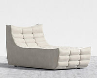 Tanner Chaise - Venice Vegan Suede - Latte