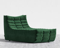 Tanner Chaise - Plush Velvet - Moss