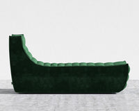 Tanner Chaise - Plush Velvet - Moss
