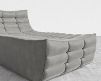 Tanner Chaise - Venice Vegan Suede - Strato