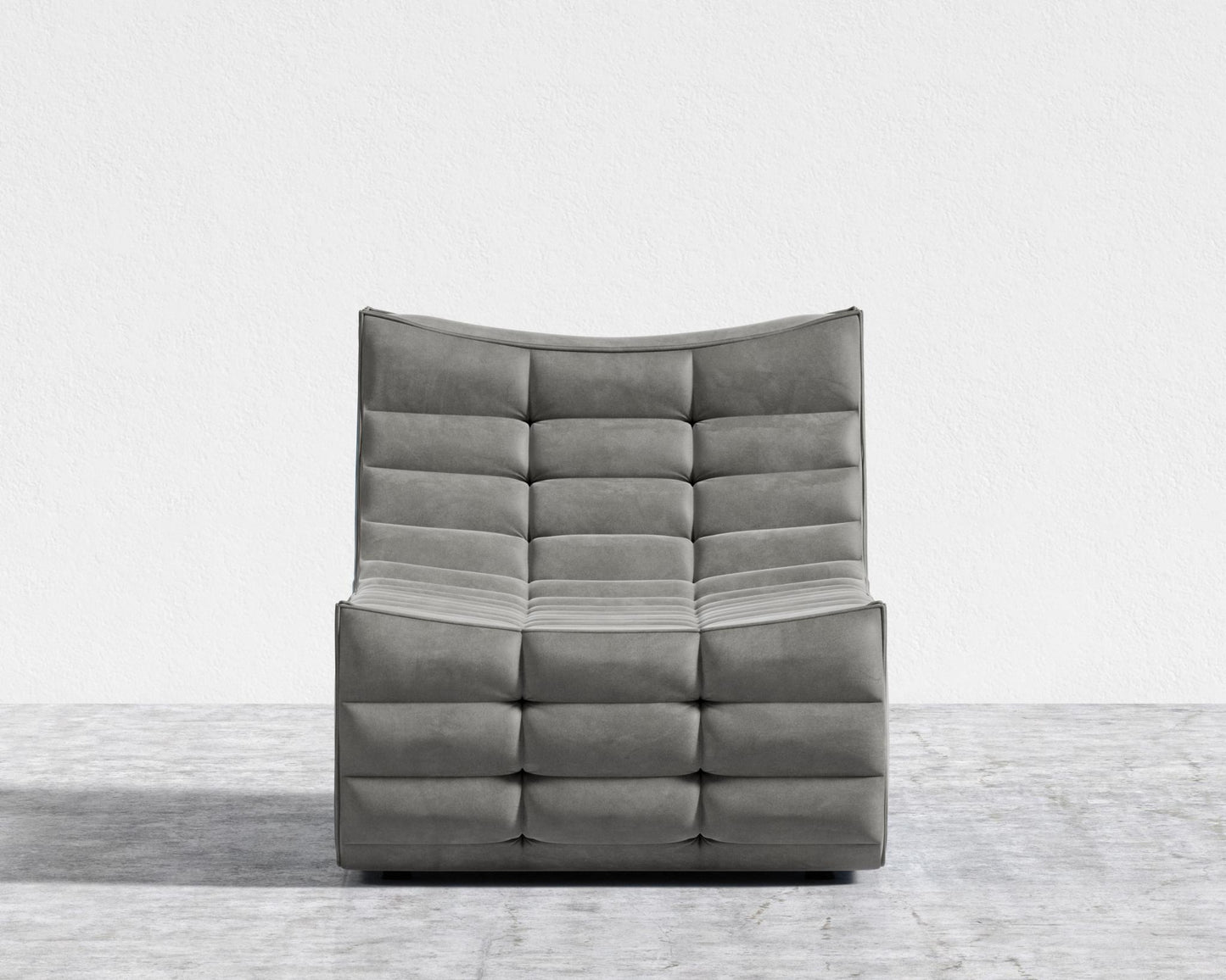 Tanner Chaise - Venice Vegan Suede - Strato