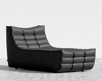 Tanner Chaise - Trento Microfiber Leather - Trento Jet Black
