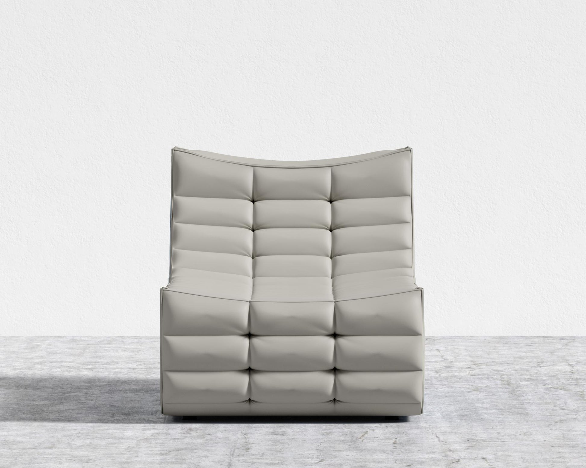 Tanner Chaise - Trento Microfiber Leather - Trento Taupe