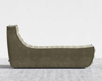 Tanner Chaise - Signature Plush Velvet - Olive Green