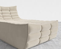 Tanner Chaise - Signature Plush Velvet - Warm Taupe