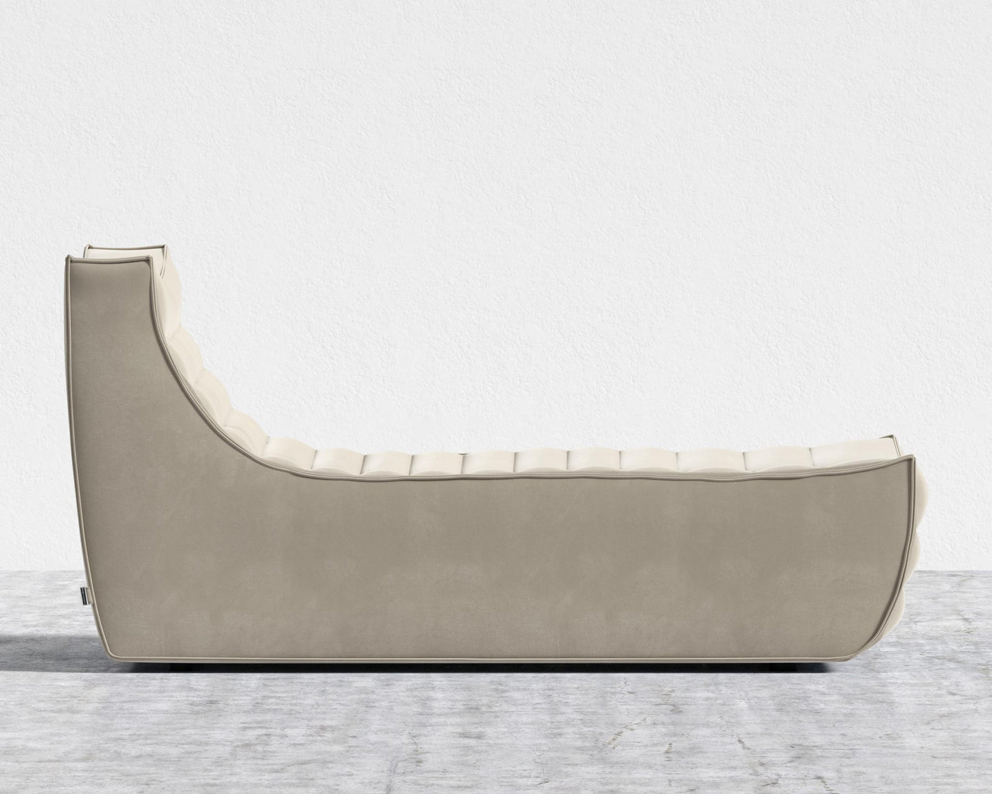 Tanner Chaise - Signature Plush Velvet - Warm Taupe
