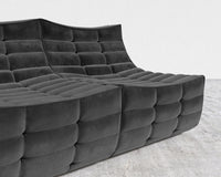 Tanner Sofa - Plush Velvet - Black