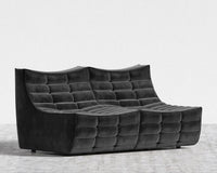 Tanner Sofa - Plush Velvet - Black