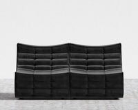 Tanner Sofa - Plush Velvet - Black