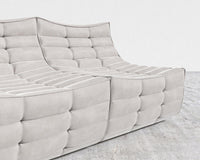 Tanner Sofa - Vegan Venice Suede - Chiffon