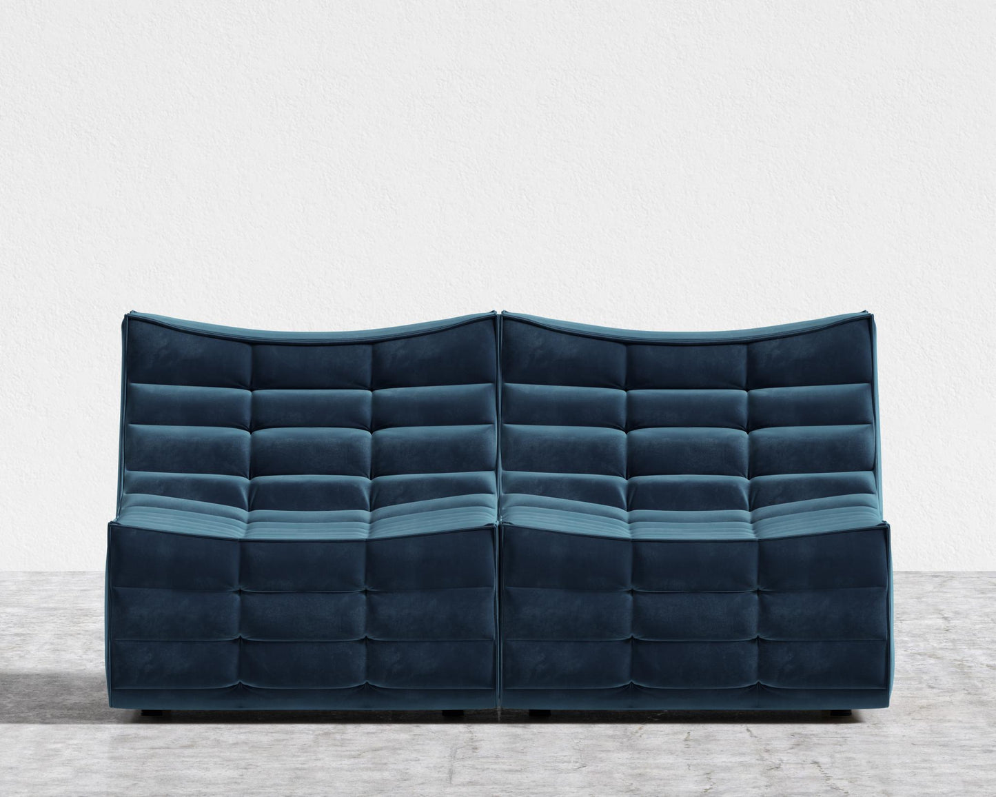 Tanner Sofa - Plush Velvet - Cobalt