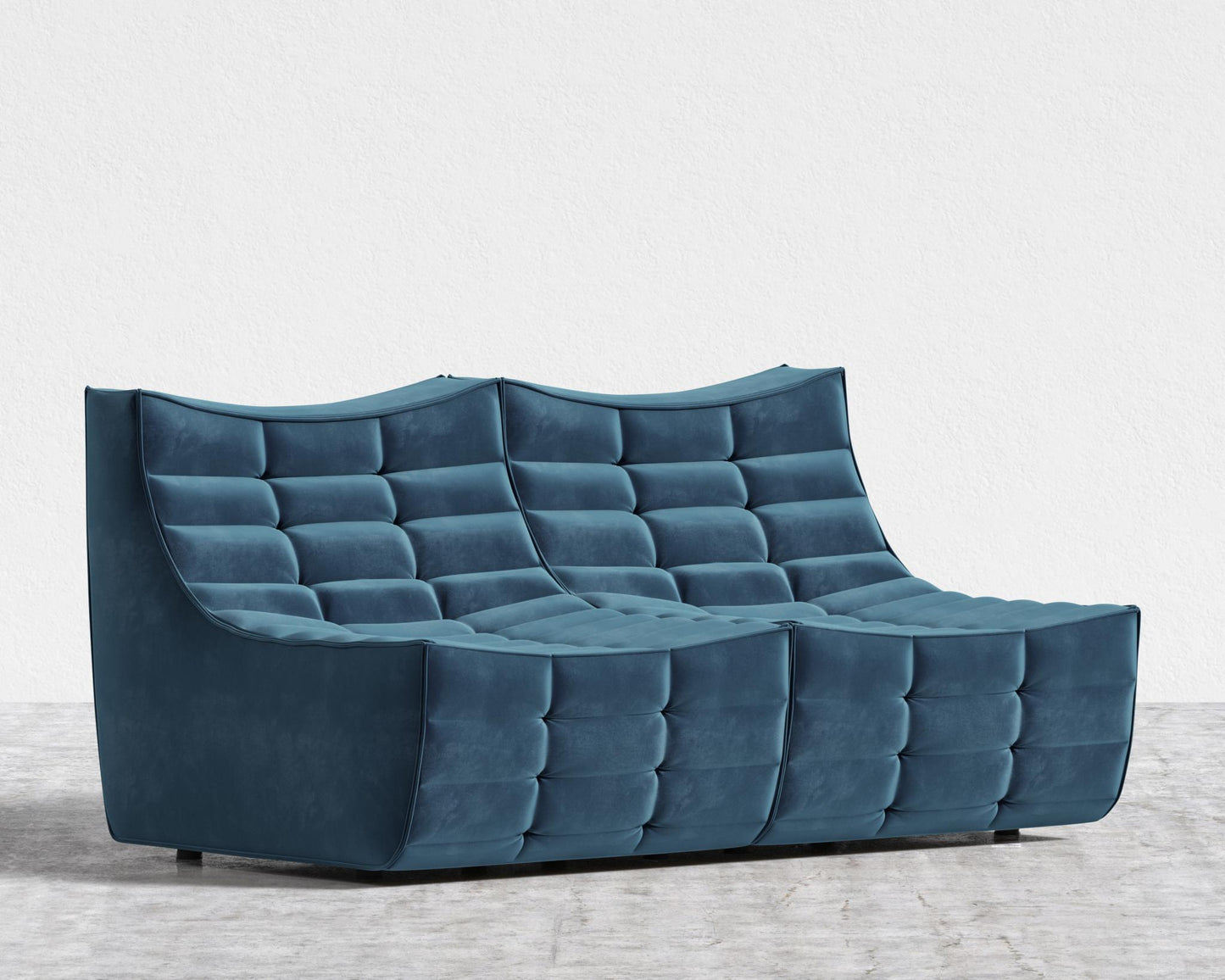 Tanner Sofa - Plush Velvet - Cobalt