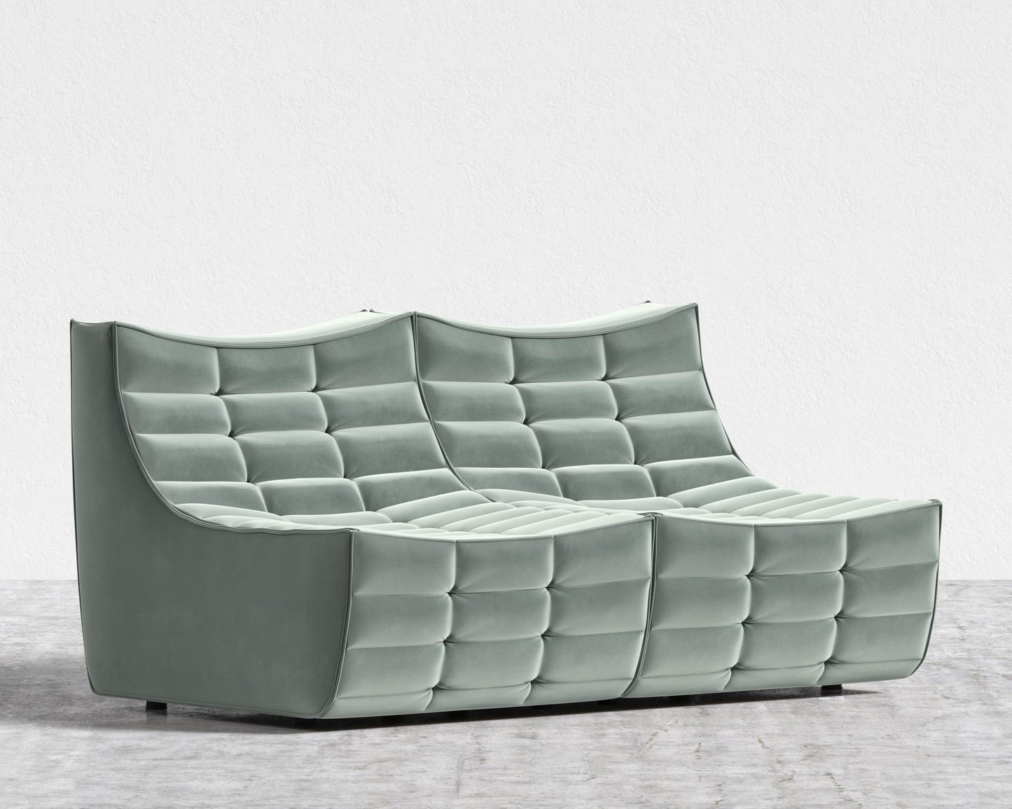 Tanner Sofa - Plush Velvet - Moonstone