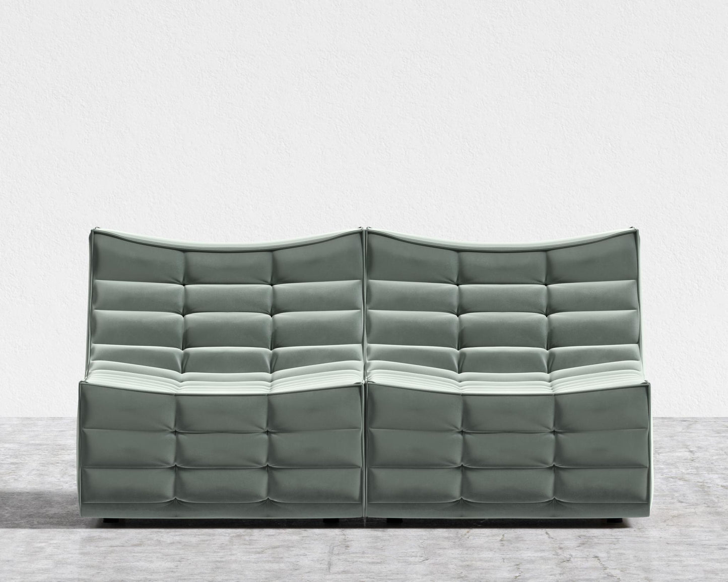 Tanner Sofa - Plush Velvet - Moonstone