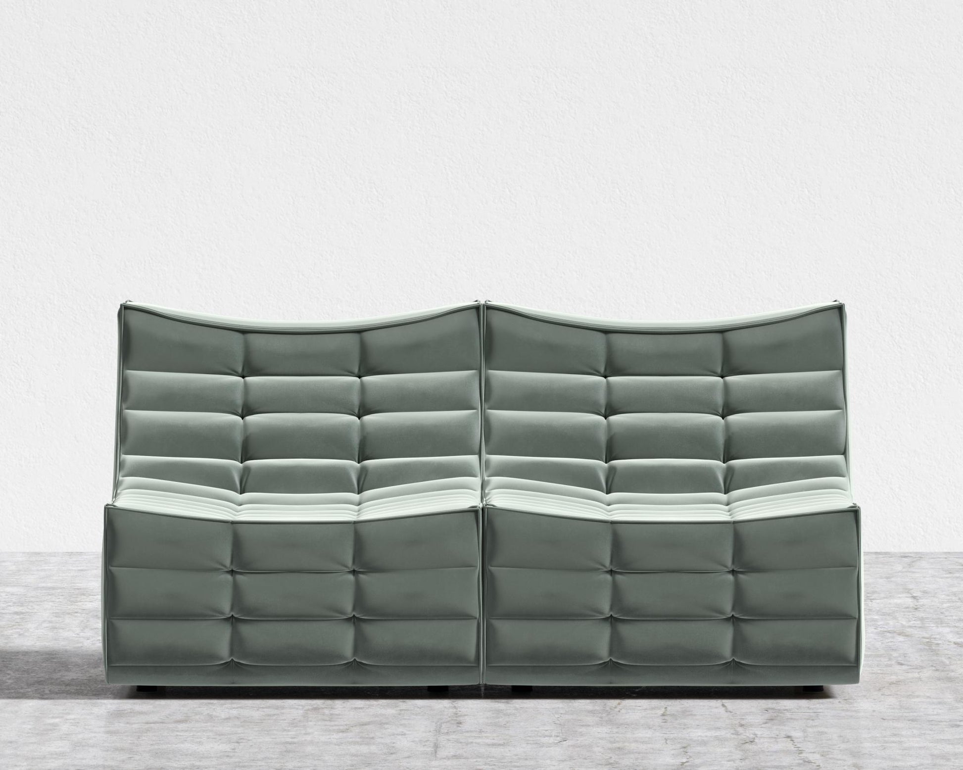 Tanner Sofa - Plush Velvet - Moonstone