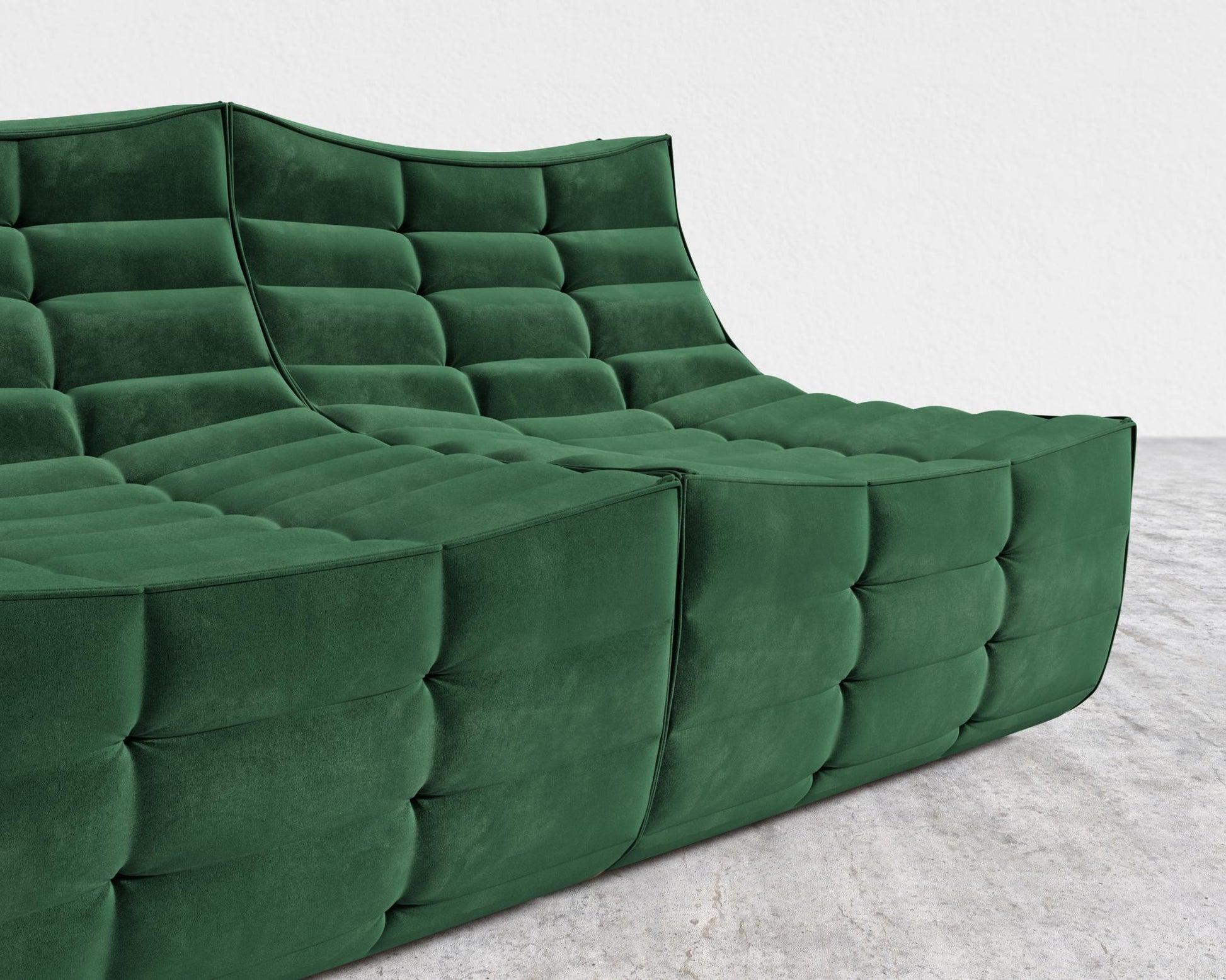 Tanner Sofa - Plush Velvet - Moss