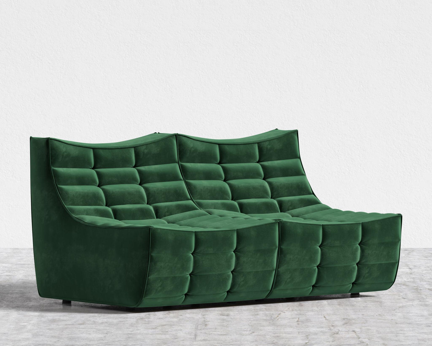 Tanner Sofa - Plush Velvet - Moss