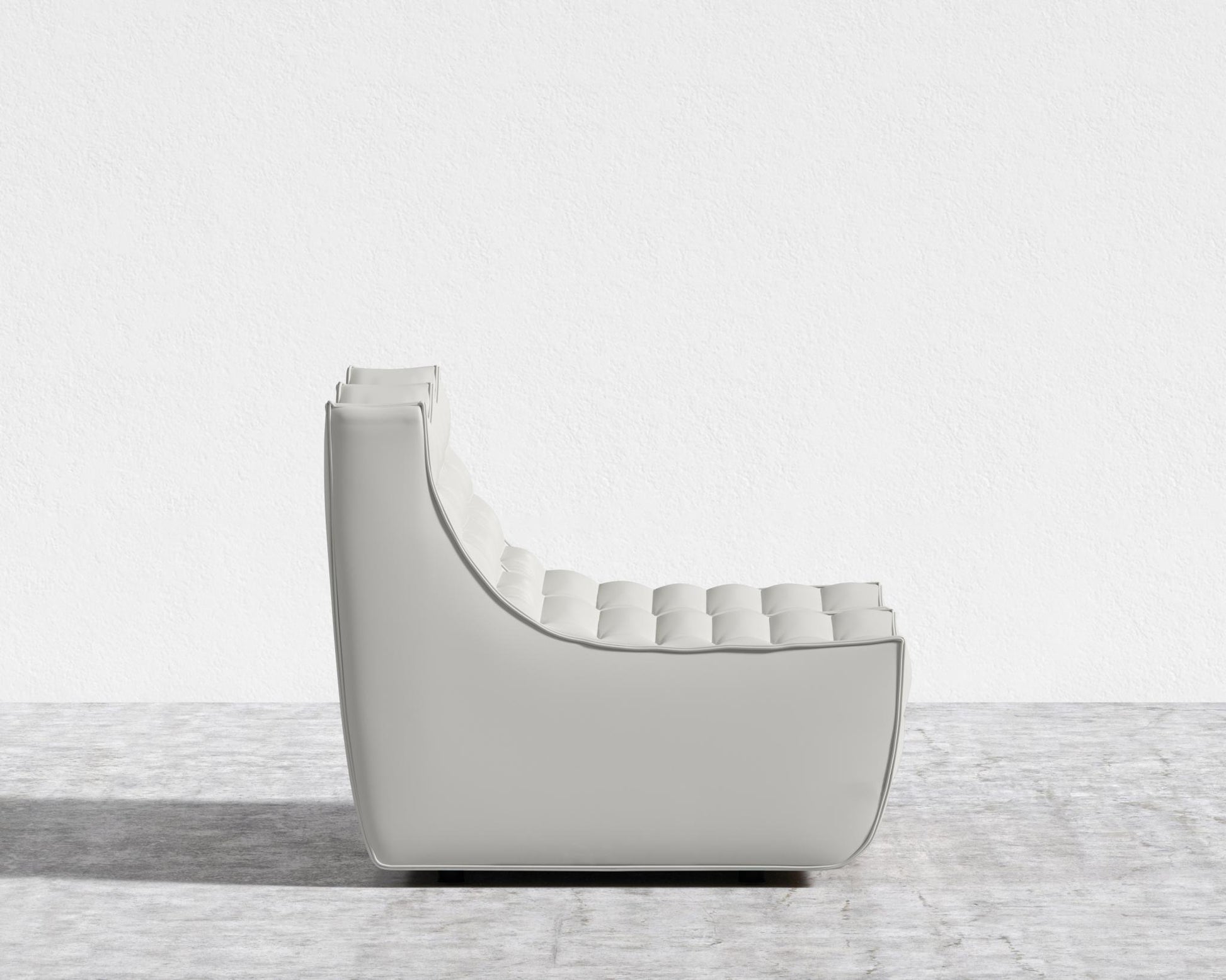 Tanner Sofa - Trento Microfiber Leather - Trento Eggshell